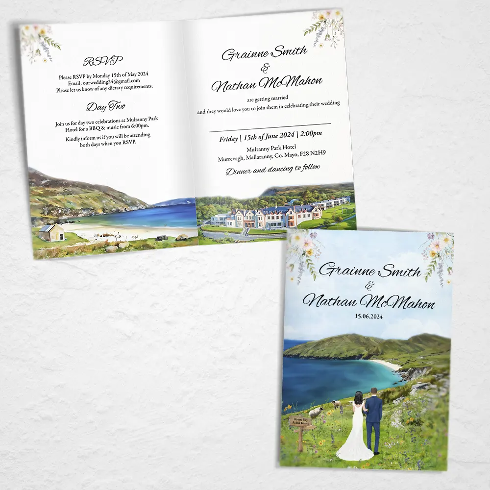 Achill Island Wedding Invitation