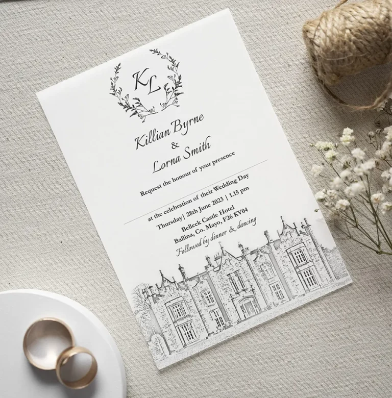Classic Invitation with Wedding Crest