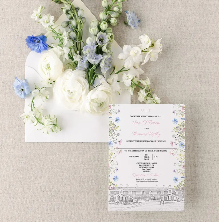 Floral Wedding Invitation
