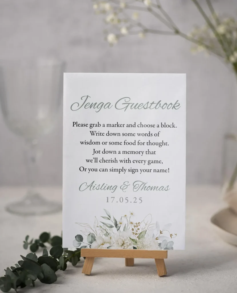 Jenga Guestbook