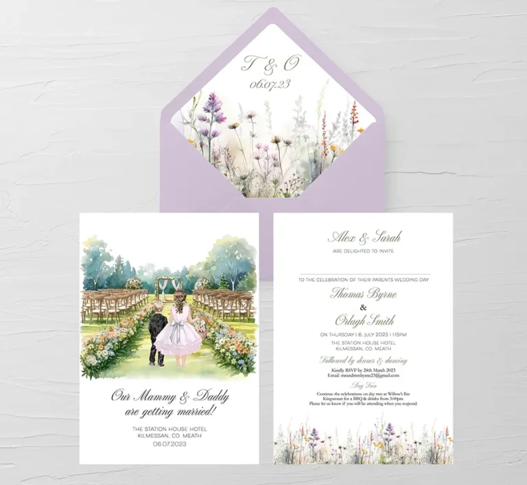 Our Parents Are Getting Married Wedding Invitation