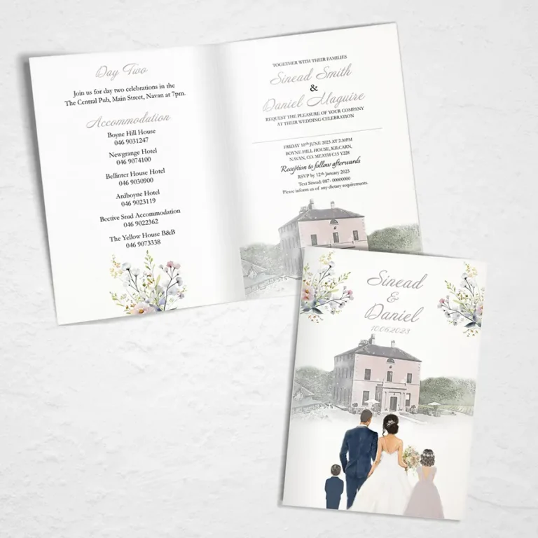 Boynehill House Wedding Invitation