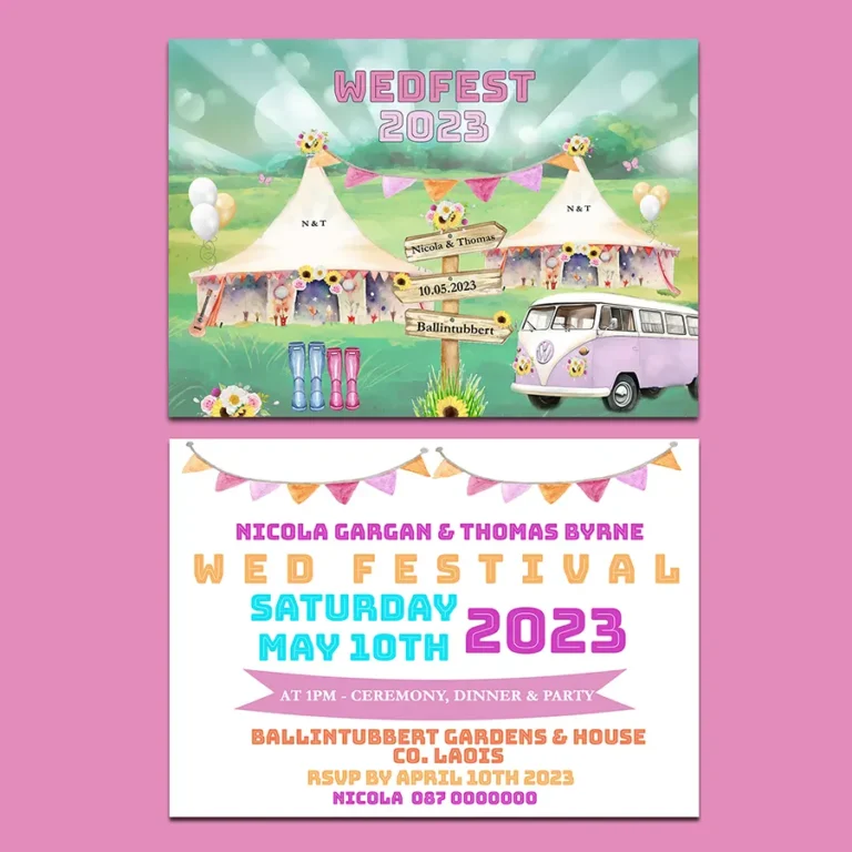 WEDFEST Wedding Invitations