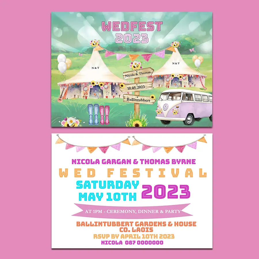 WEDFEST Wedding Invitations