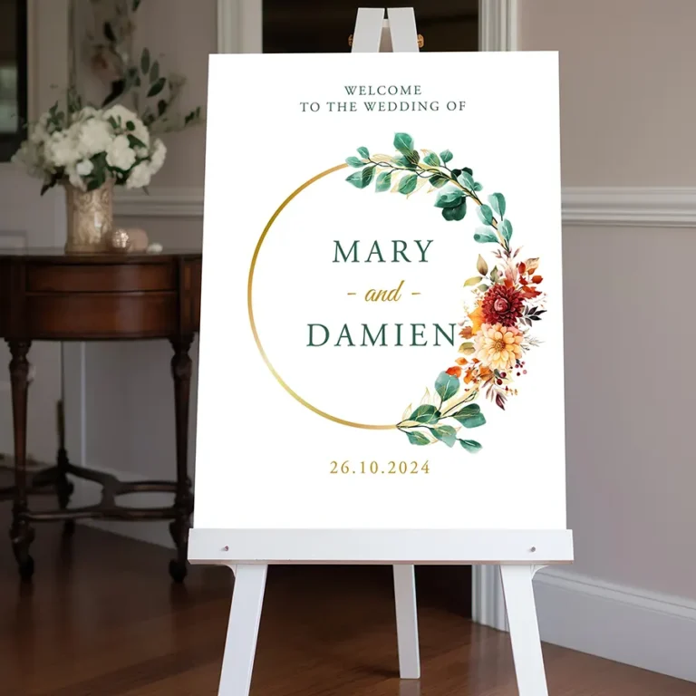 Bespoke Wedding Welcome Signs