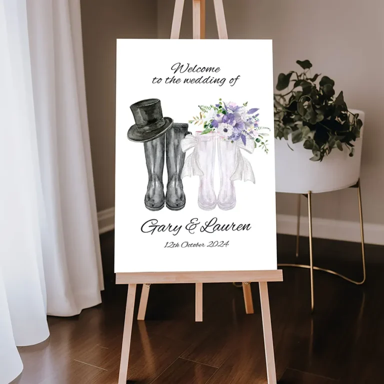 Bespoke Wedding Welcome Signs