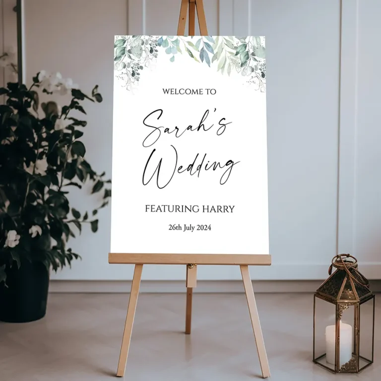 Bespoke Wedding Welcome Signs