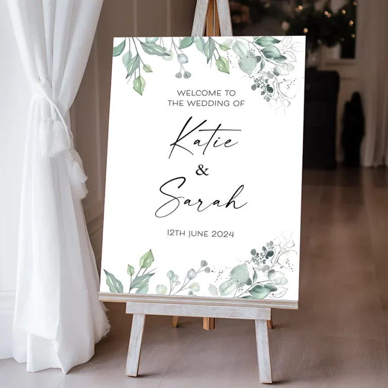 Bespoke Wedding Welcome Signs