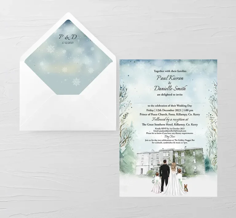 Winter Wedding Invitation