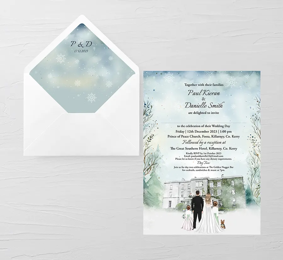 Winter Wedding Invitation
