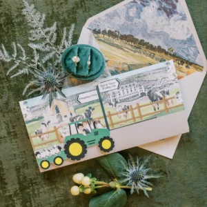 Pull Out Wedding Invite